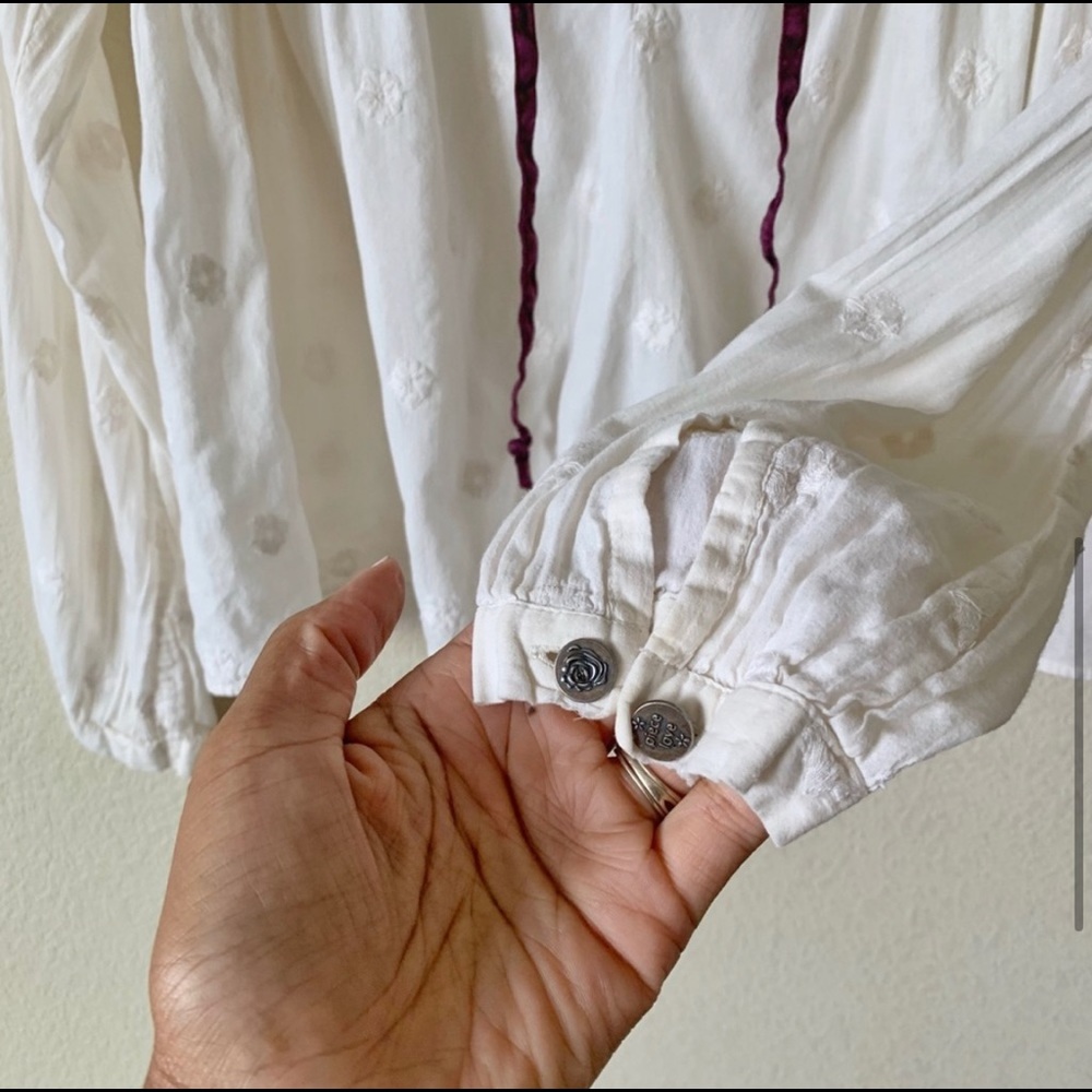 Odd Molly Peasant Style Blouse Size S (1) - Picture 5 of 14